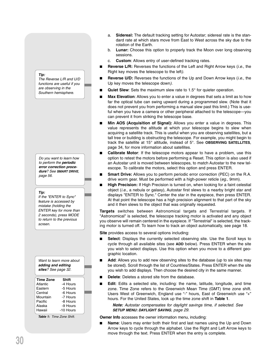 Meade Instruments LXD75 User Manual | Page 30 / 67