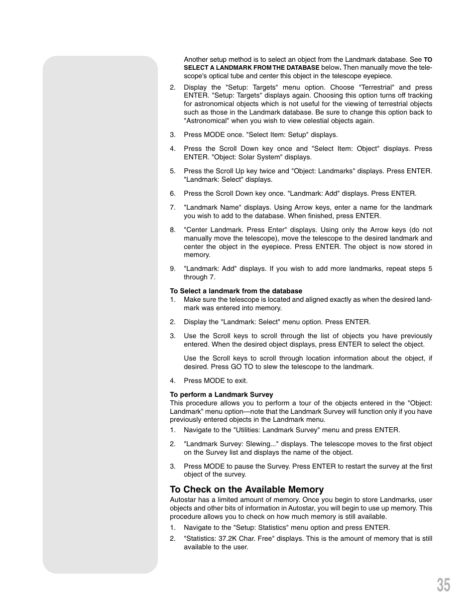 Meade Instruments LXD75 User Manual | Page 35 / 67