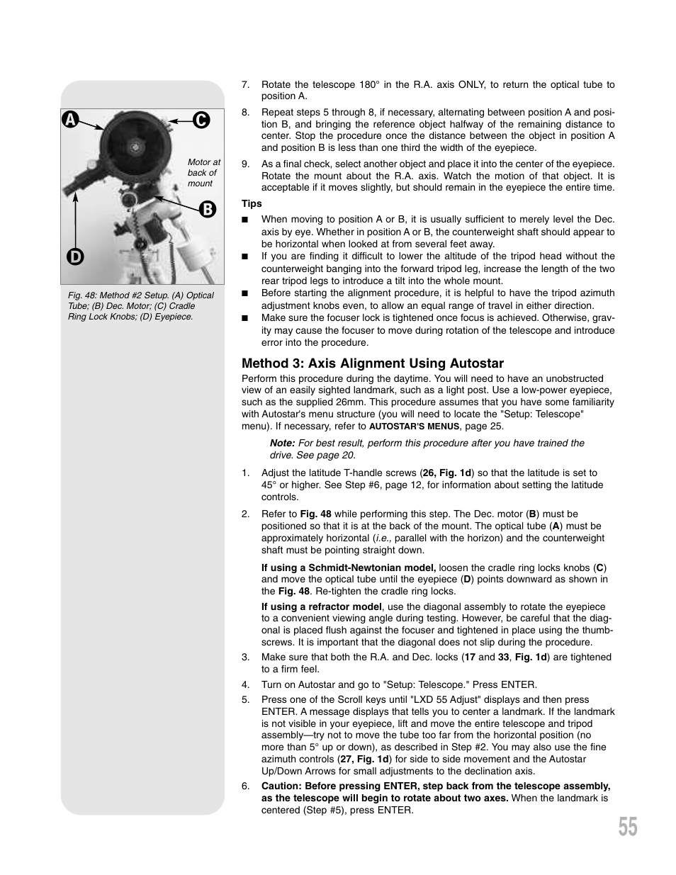 Ạạ ả ả | Meade Instruments LXD75 User Manual | Page 55 / 67