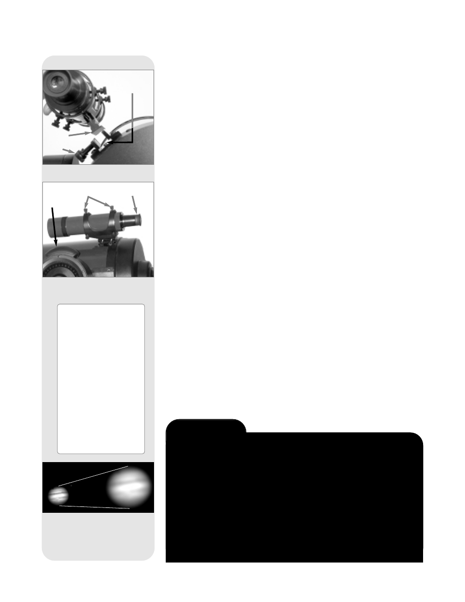 Mounting and adjusting the viewfinder, Lx200gps tips | Meade Instruments LX200GPS User Manual | Page 15 / 72