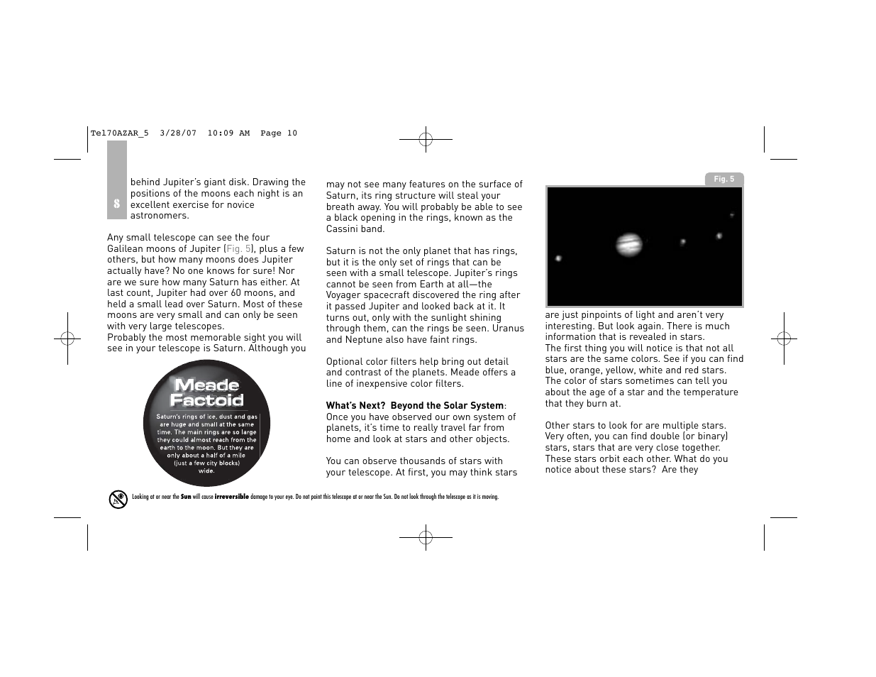 Meade Instruments 70AZ-AR User Manual | Page 10 / 20