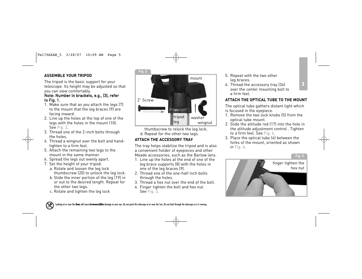 Meade Instruments 70AZ-AR User Manual | Page 5 / 20