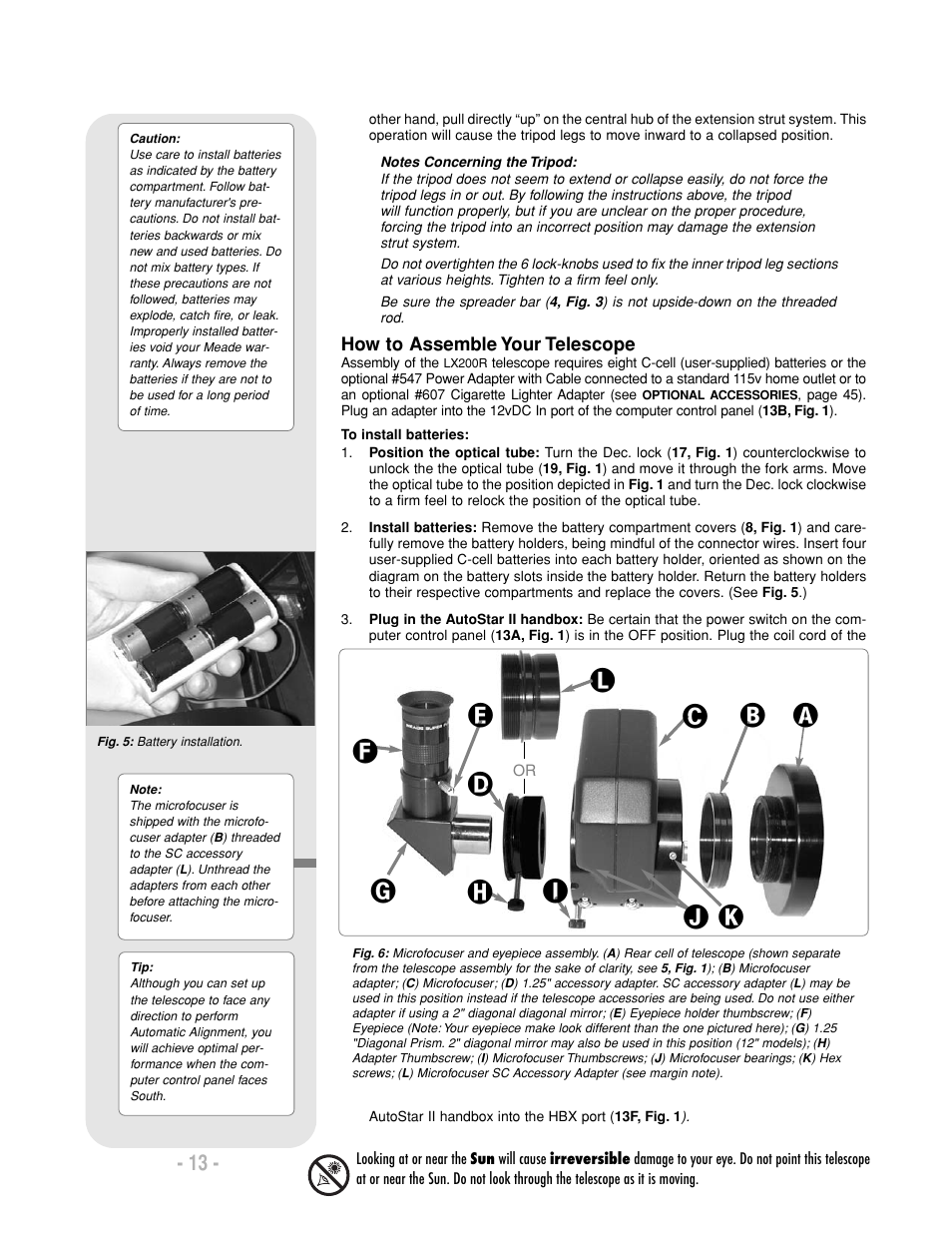 Meade Instruments LX200-R User Manual | Page 13 / 76