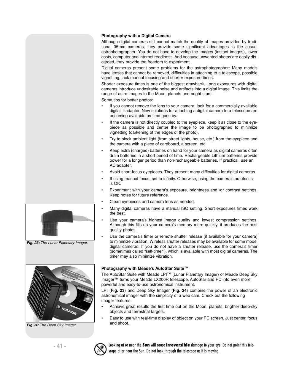 Meade Instruments LX200-R User Manual | Page 41 / 76