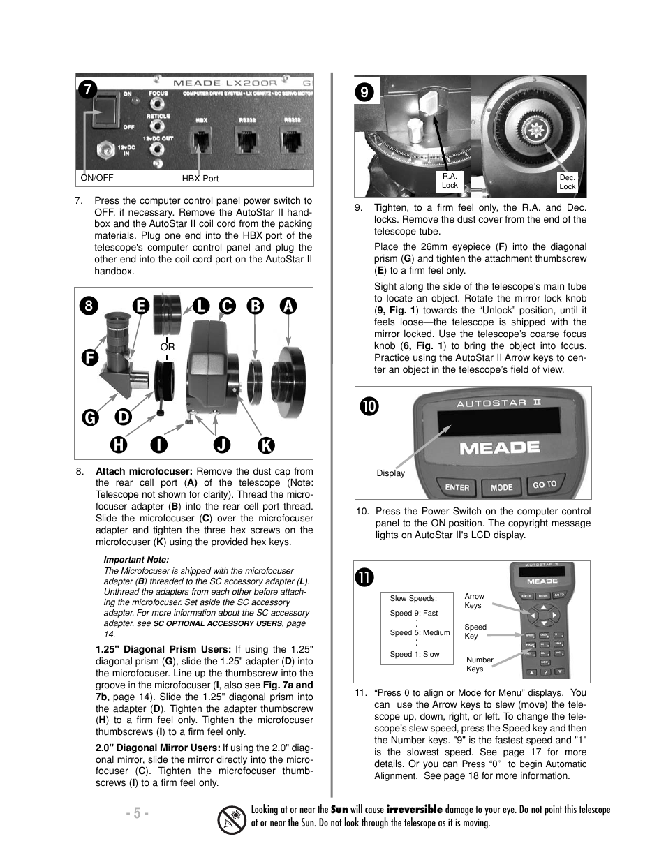 Meade Instruments LX200-R User Manual | Page 5 / 76