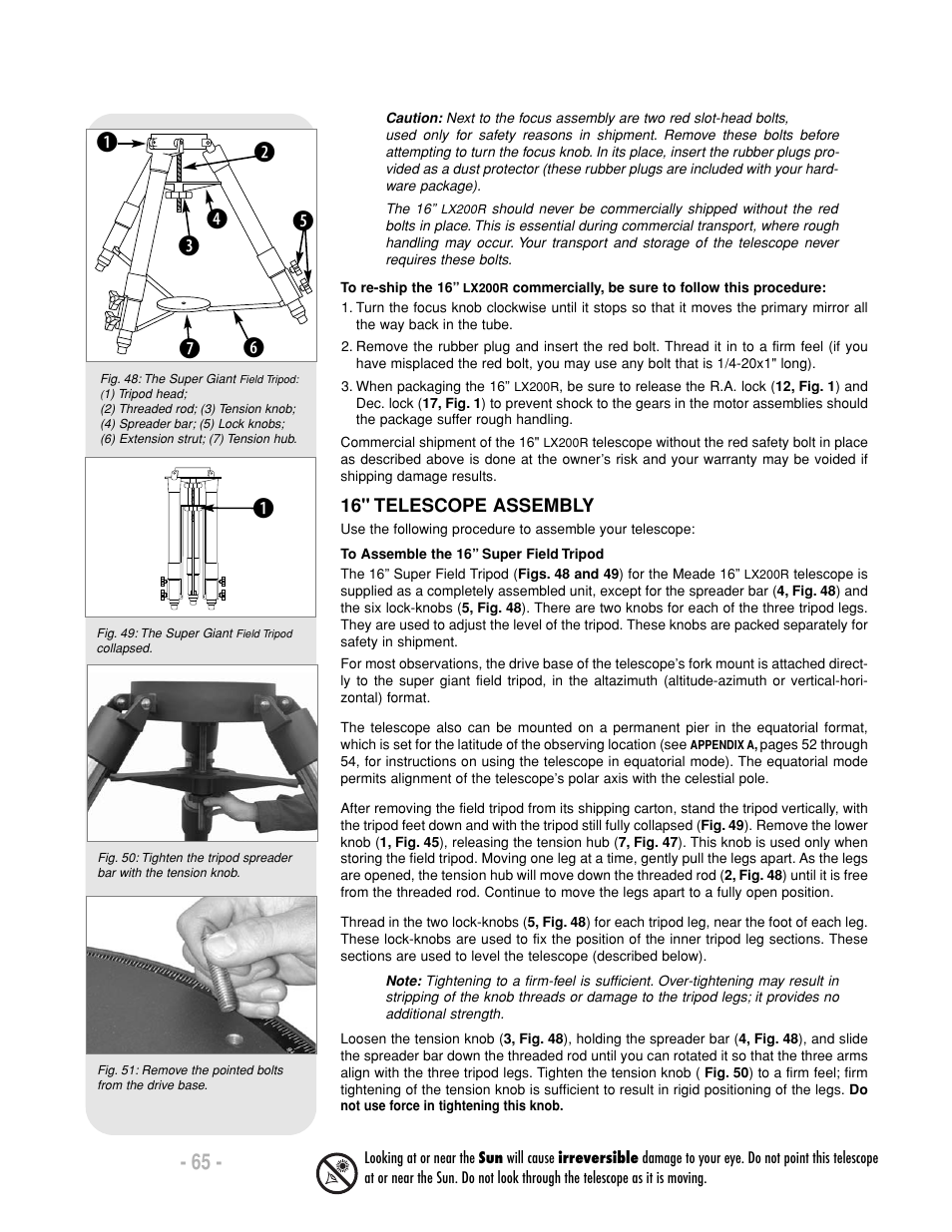 Meade Instruments LX200-R User Manual | Page 65 / 76