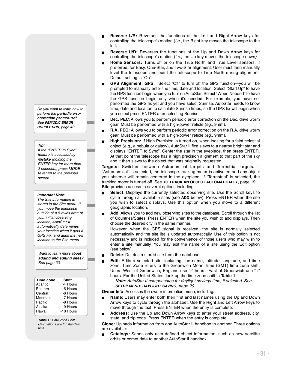 Meade Instruments LX200 ACF User Manual | Page 31 / 76