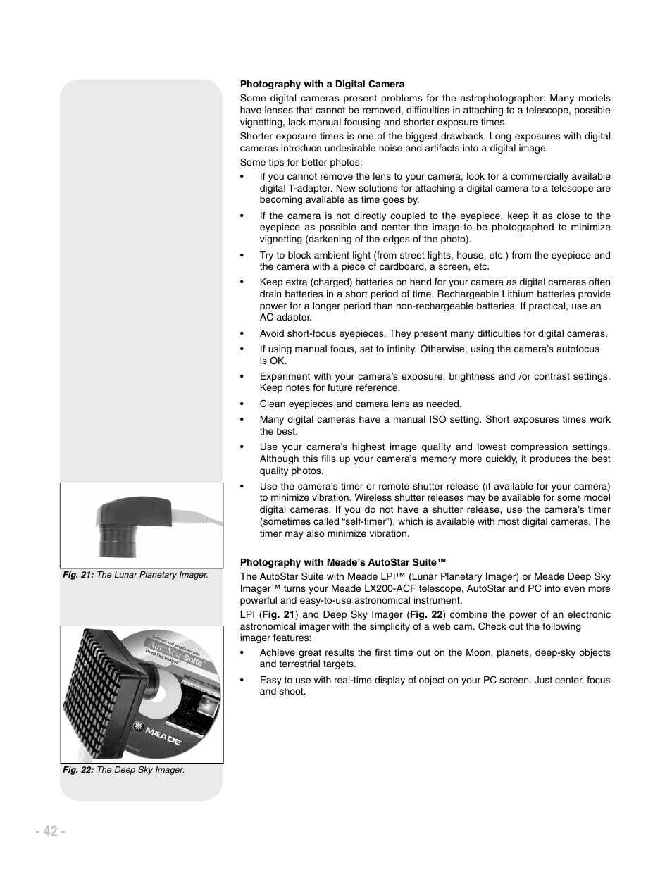 Meade Instruments LX200 ACF User Manual | Page 42 / 76