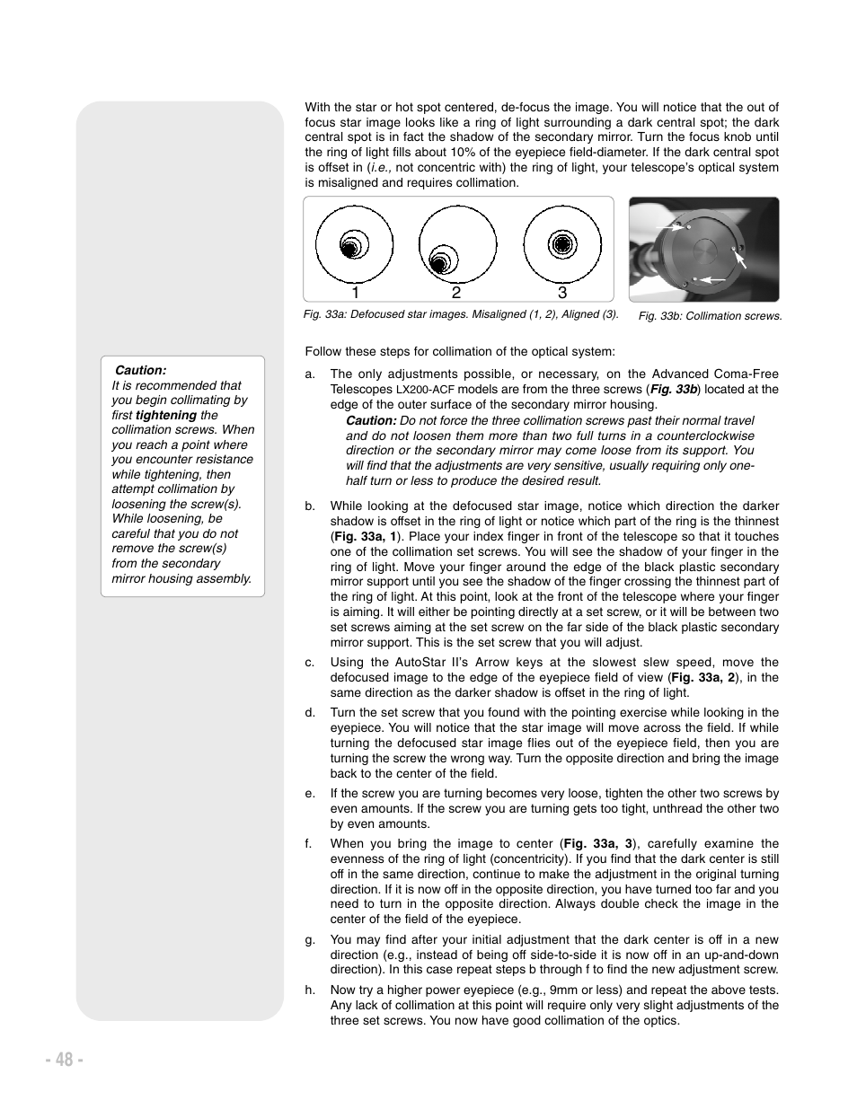 Meade Instruments LX200 ACF User Manual | Page 48 / 76