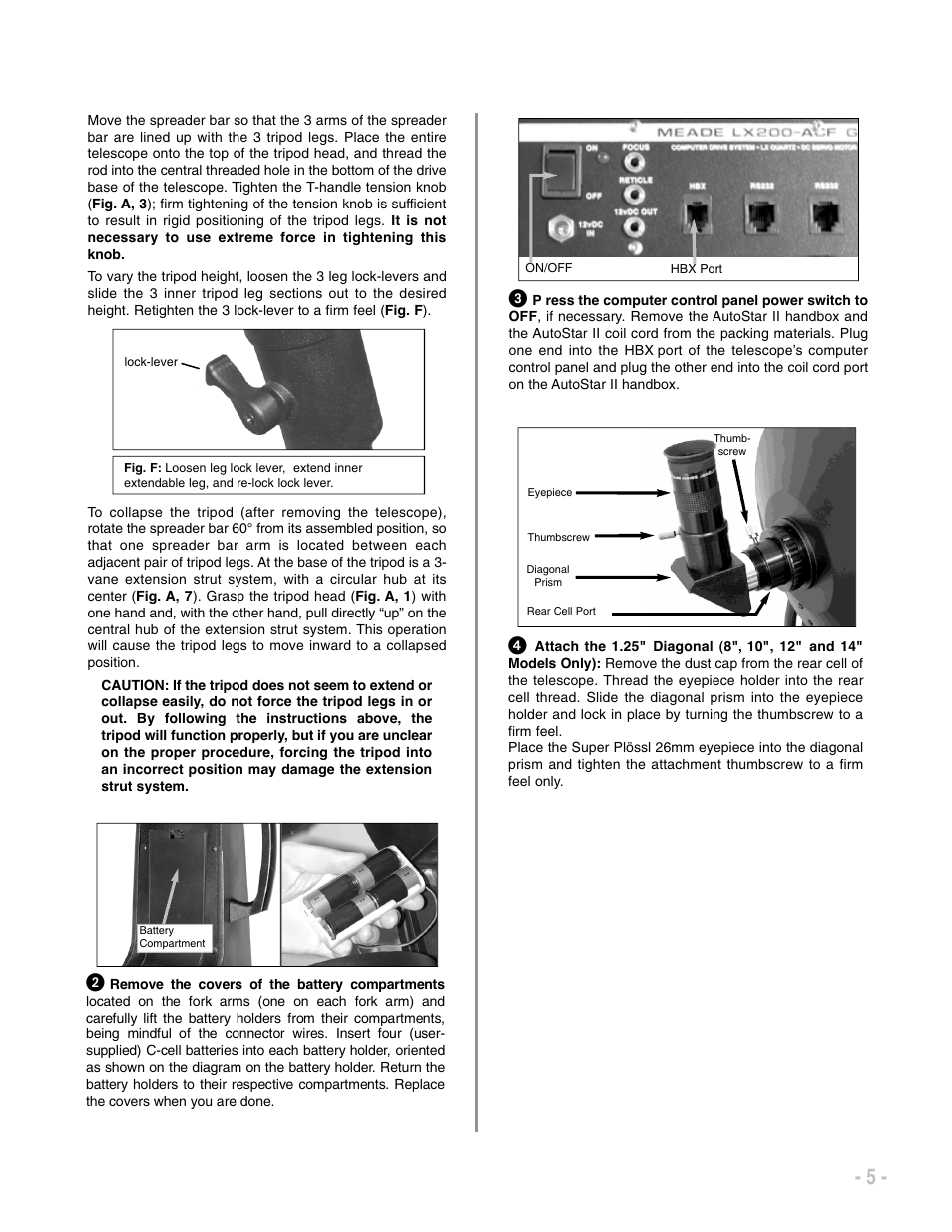 Meade Instruments LX200 ACF User Manual | Page 5 / 76