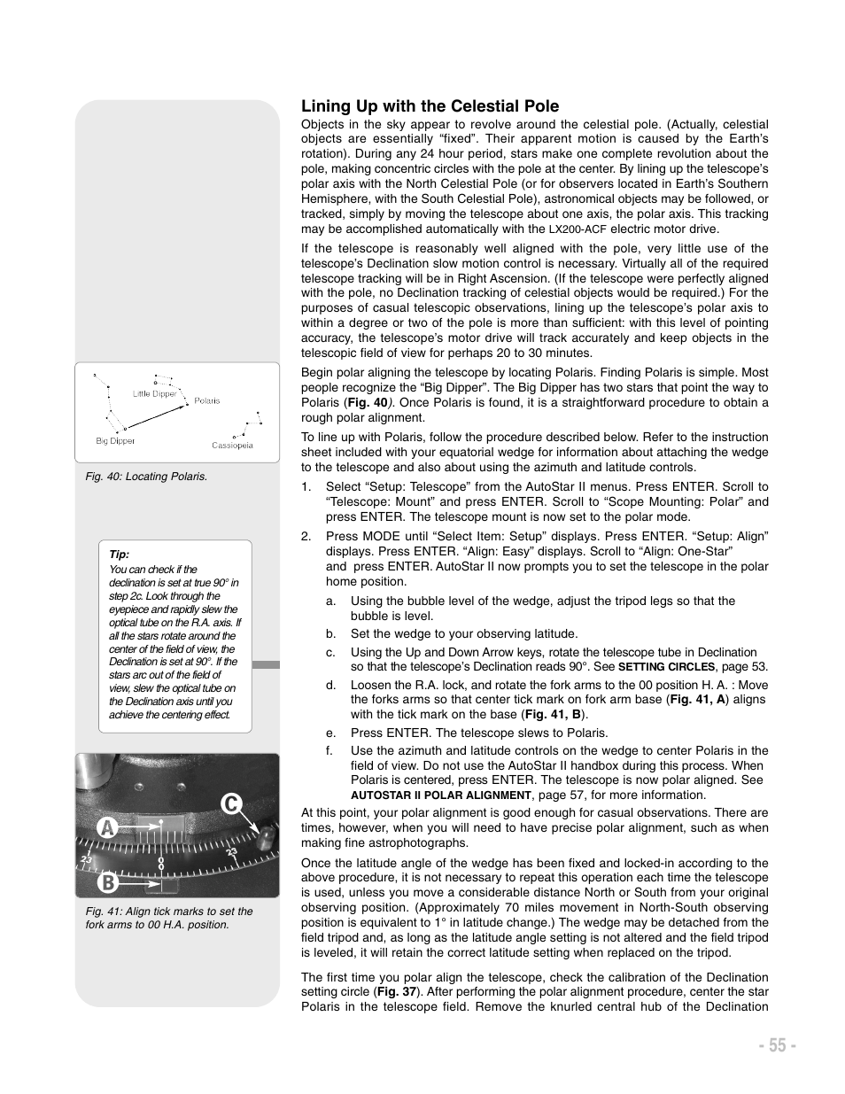 Ab c | Meade Instruments LX200 ACF User Manual | Page 55 / 76