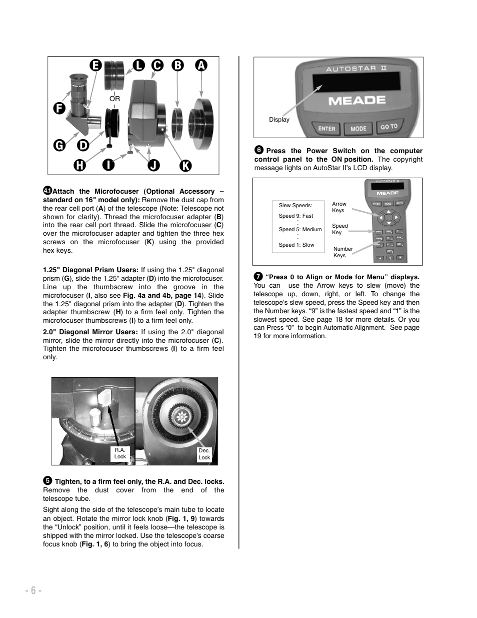 Meade Instruments LX200 ACF User Manual | Page 6 / 76