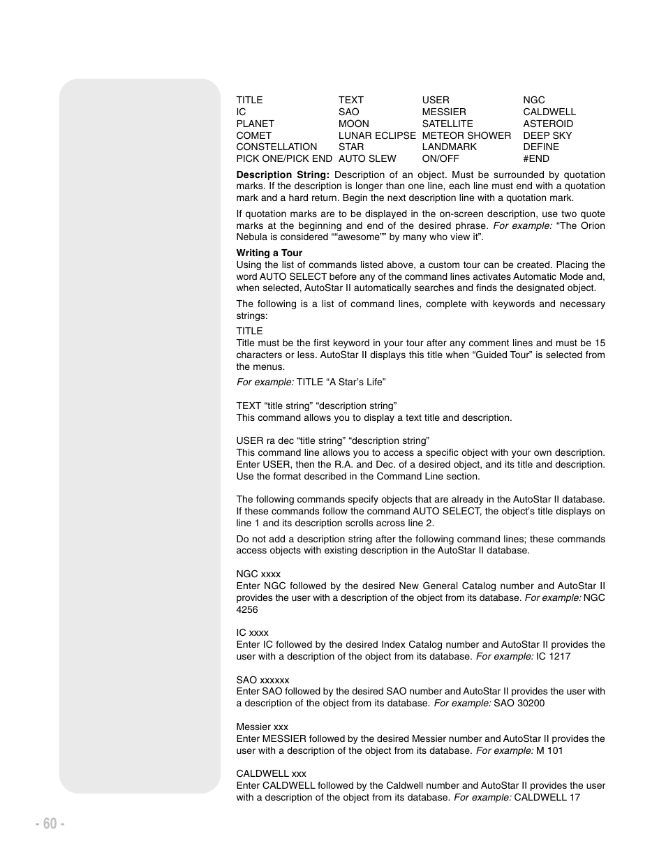Meade Instruments LX200 ACF User Manual | Page 60 / 76