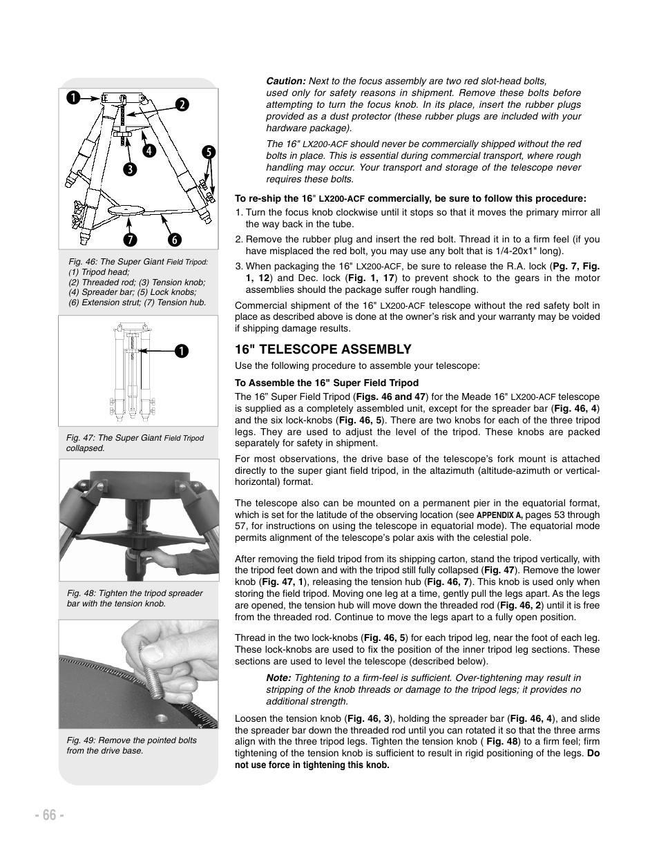 Meade Instruments LX200 ACF User Manual | Page 66 / 76