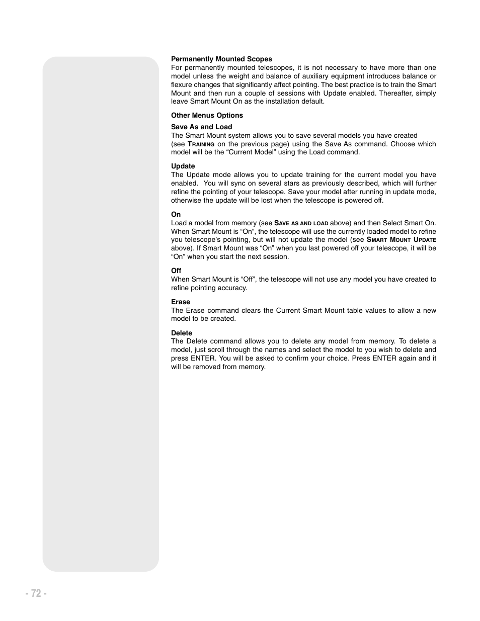 Meade Instruments LX200 ACF User Manual | Page 72 / 76