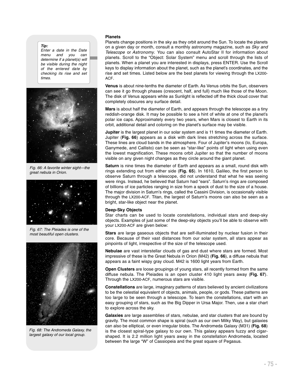 Meade Instruments LX200 ACF User Manual | Page 75 / 76