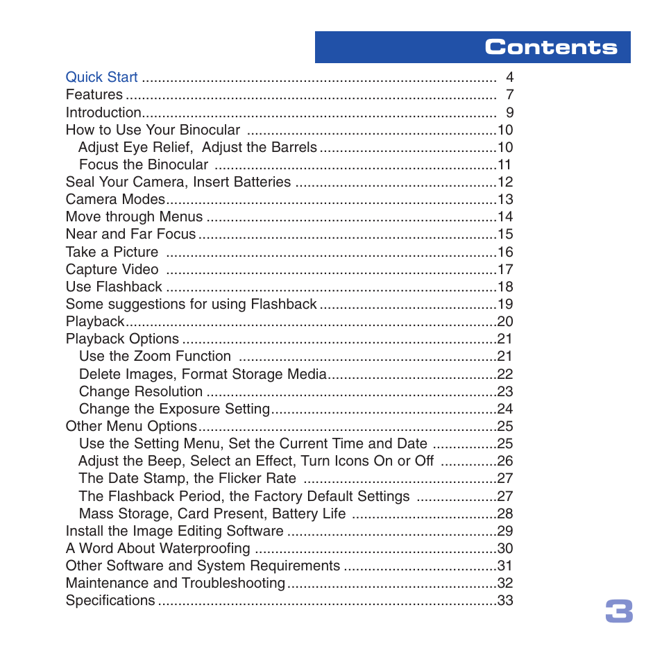 Meade Instruments CV-4 8 x 30 User Manual | Page 2 / 34