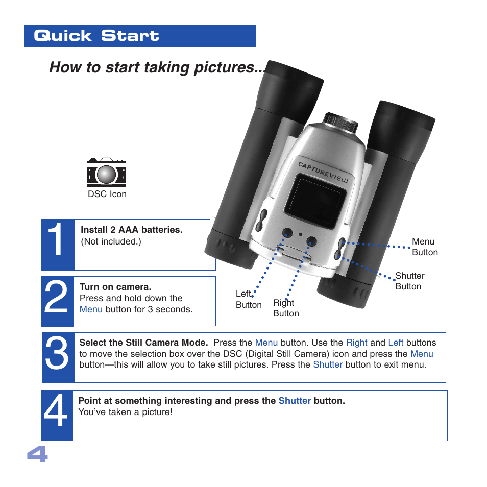 Meade Instruments CV-4 8 x 30 User Manual | Page 3 / 34