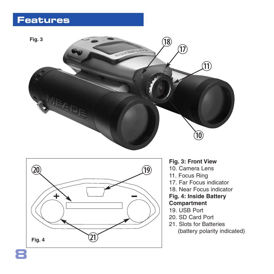 Meade Instruments CV-4 8 x 30 User Manual | Page 7 / 34