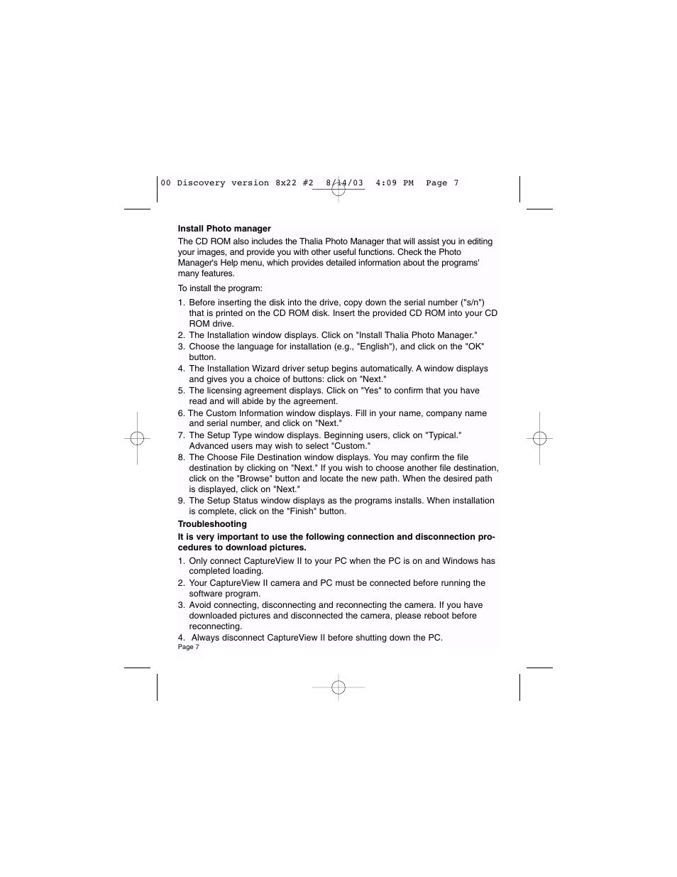 Meade Instruments Binocular and Digital Camera User Manual | Page 7 / 10