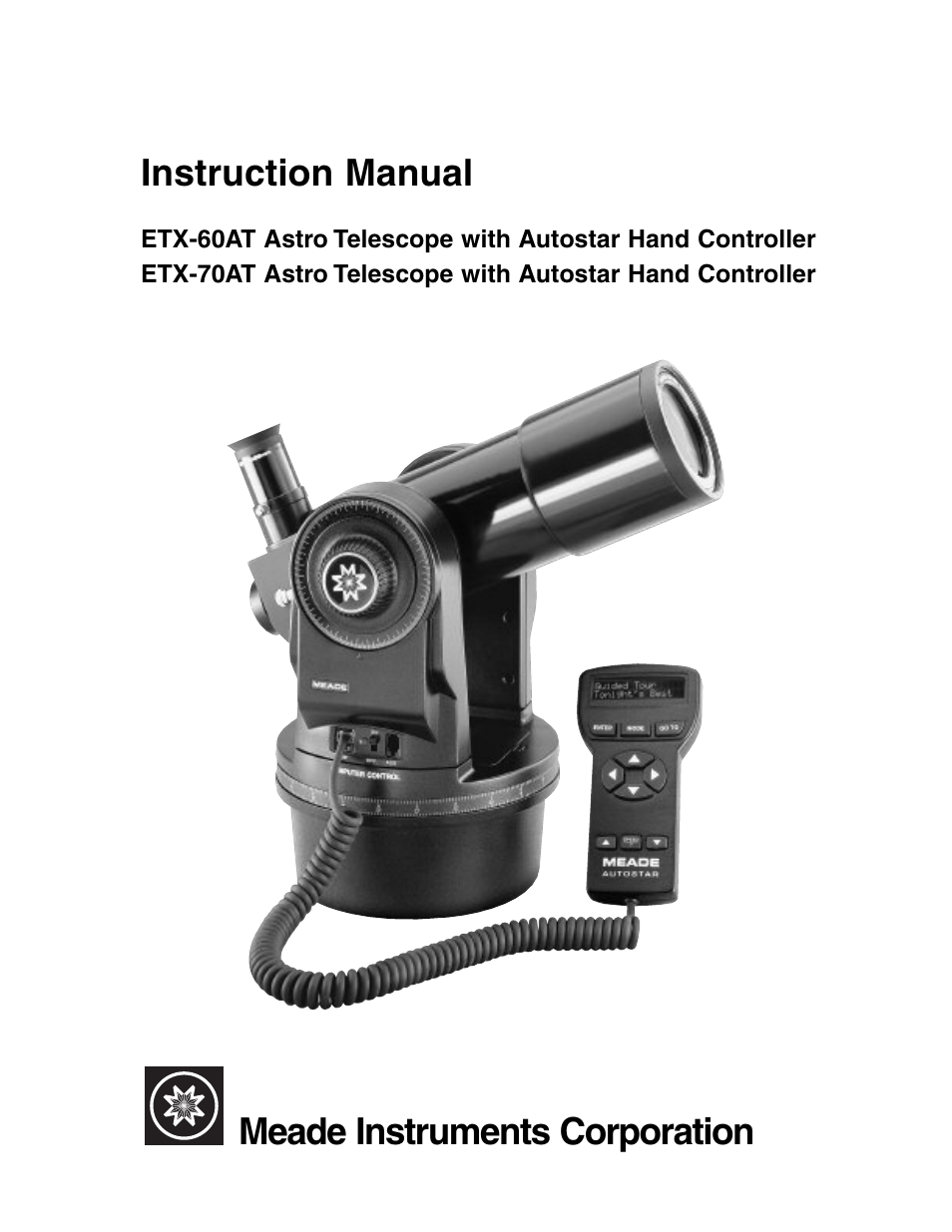 Meade Instruments ETX 60AT User Manual | 40 pages