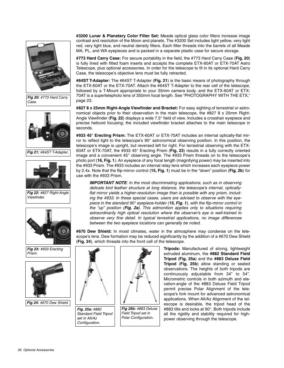 Meade Instruments ETX 60AT User Manual | Page 26 / 40