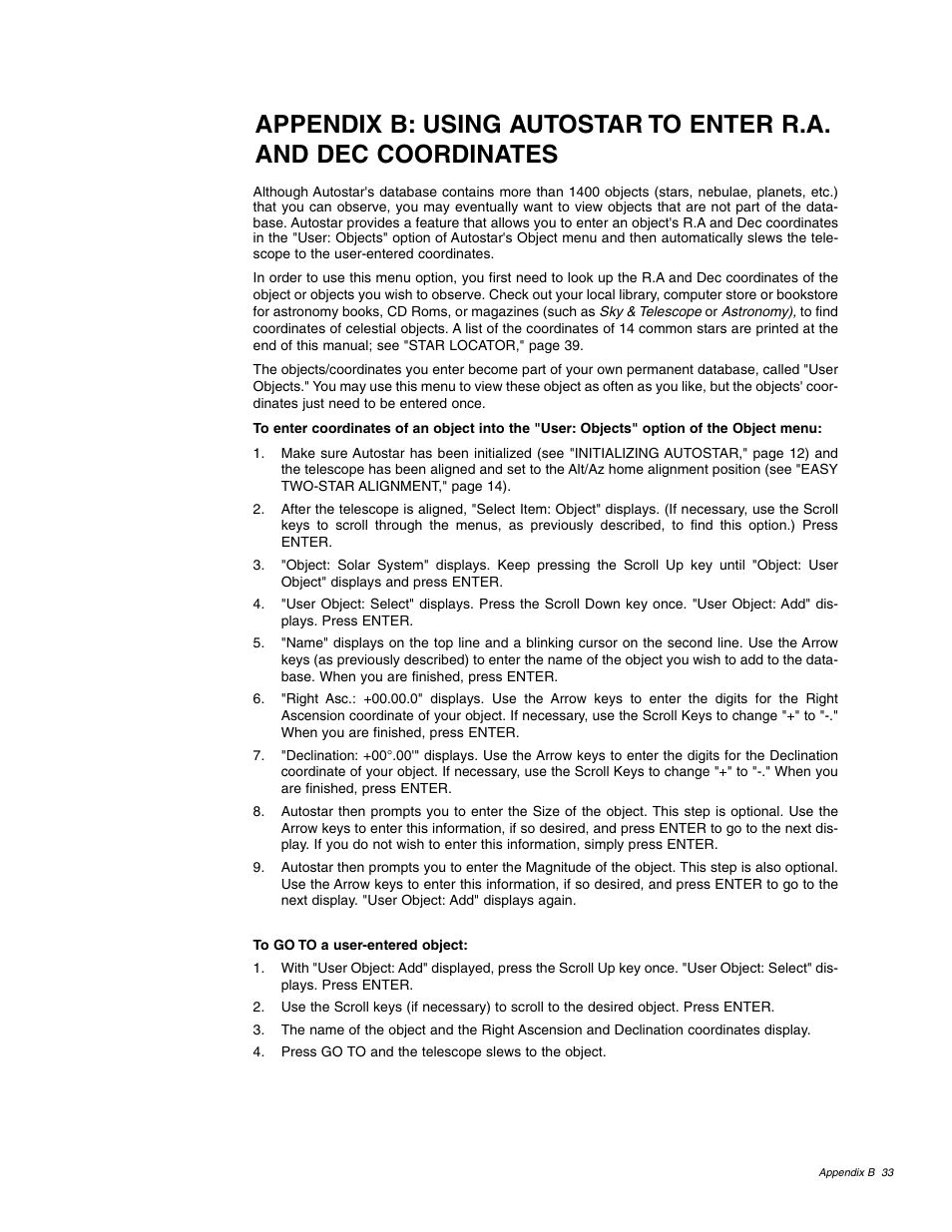 Meade Instruments ETX 60AT User Manual | Page 33 / 40