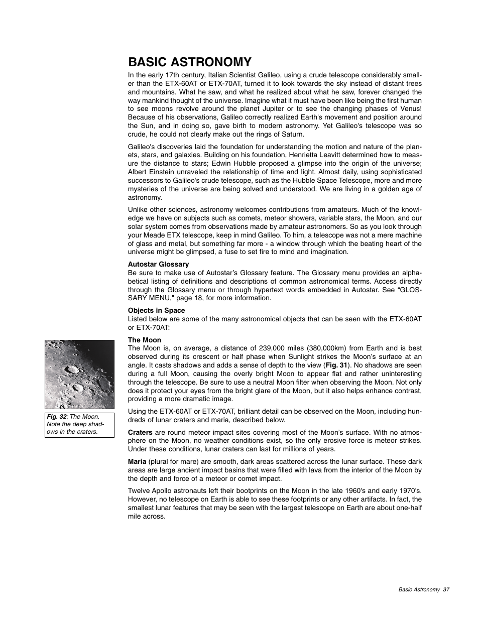 Basic astronomy | Meade Instruments ETX 60AT User Manual | Page 37 / 40