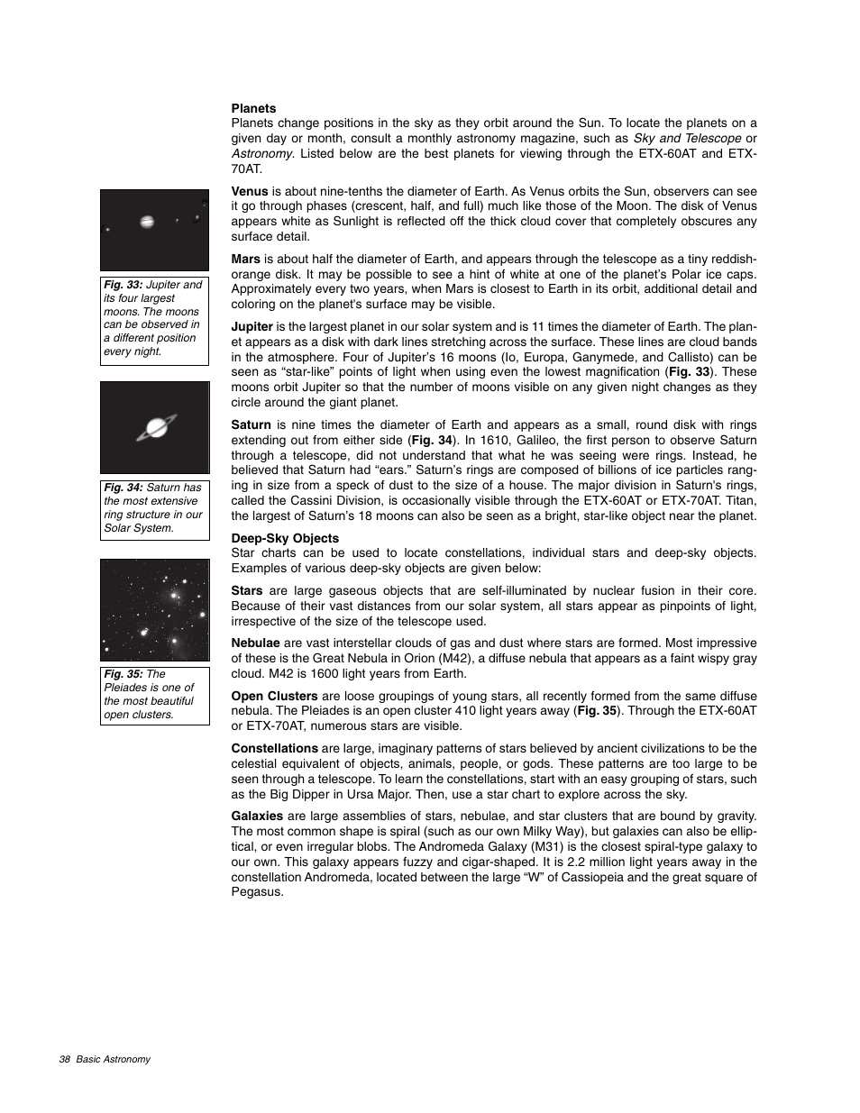 Meade Instruments ETX 60AT User Manual | Page 38 / 40