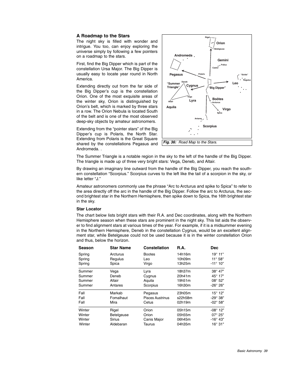 A roadmap to the stars | Meade Instruments ETX 60AT User Manual | Page 39 / 40