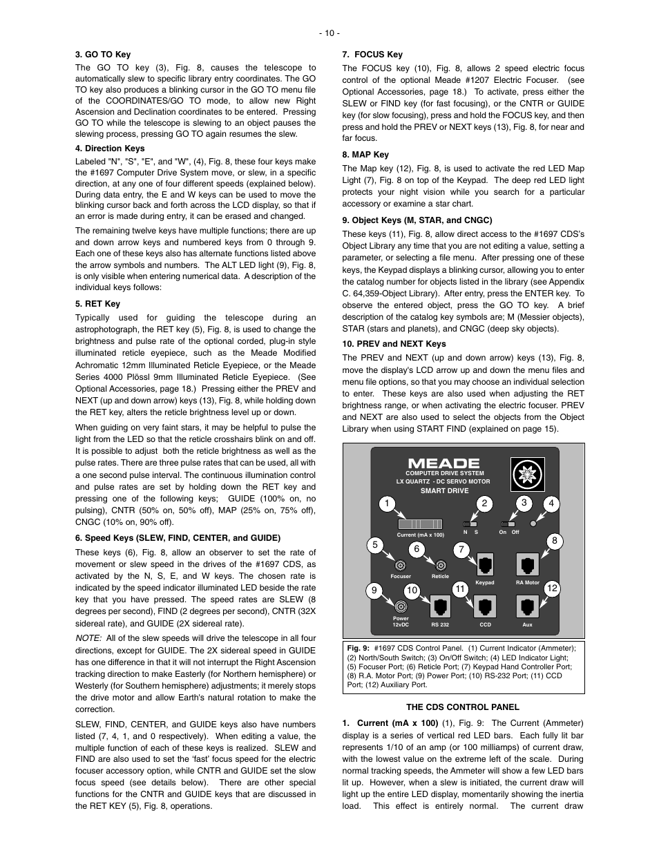 Meade | Meade Instruments 1697 Computer Drive System For LXD 650 and LXD 750 Mounts - Part 1 User Manual | Page 10 / 19