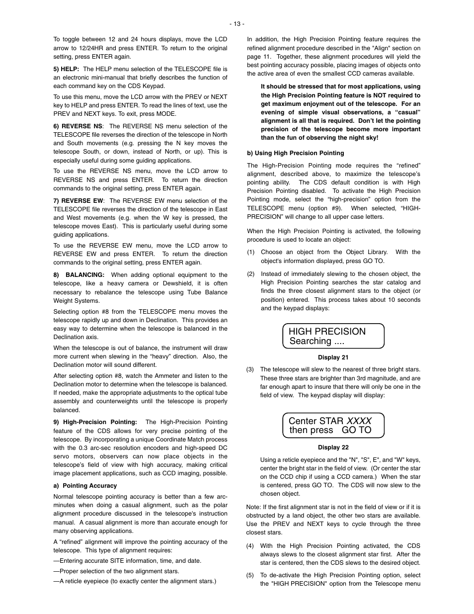 Meade Instruments 1697 Computer Drive System For LXD 650 and LXD 750 Mounts - Part 1 User Manual | Page 13 / 19