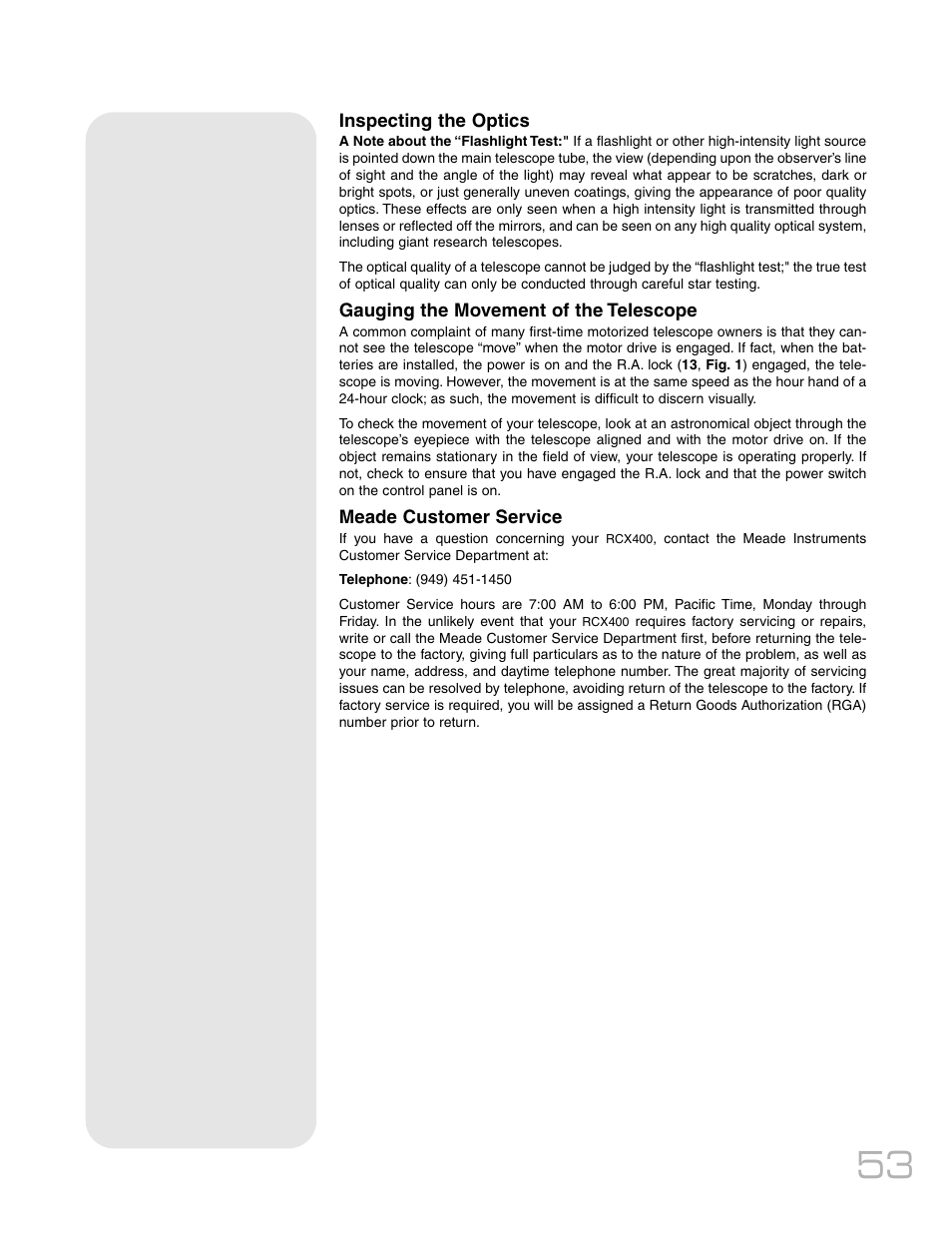 Meade Instruments RCX400 User Manual | Page 53 / 76