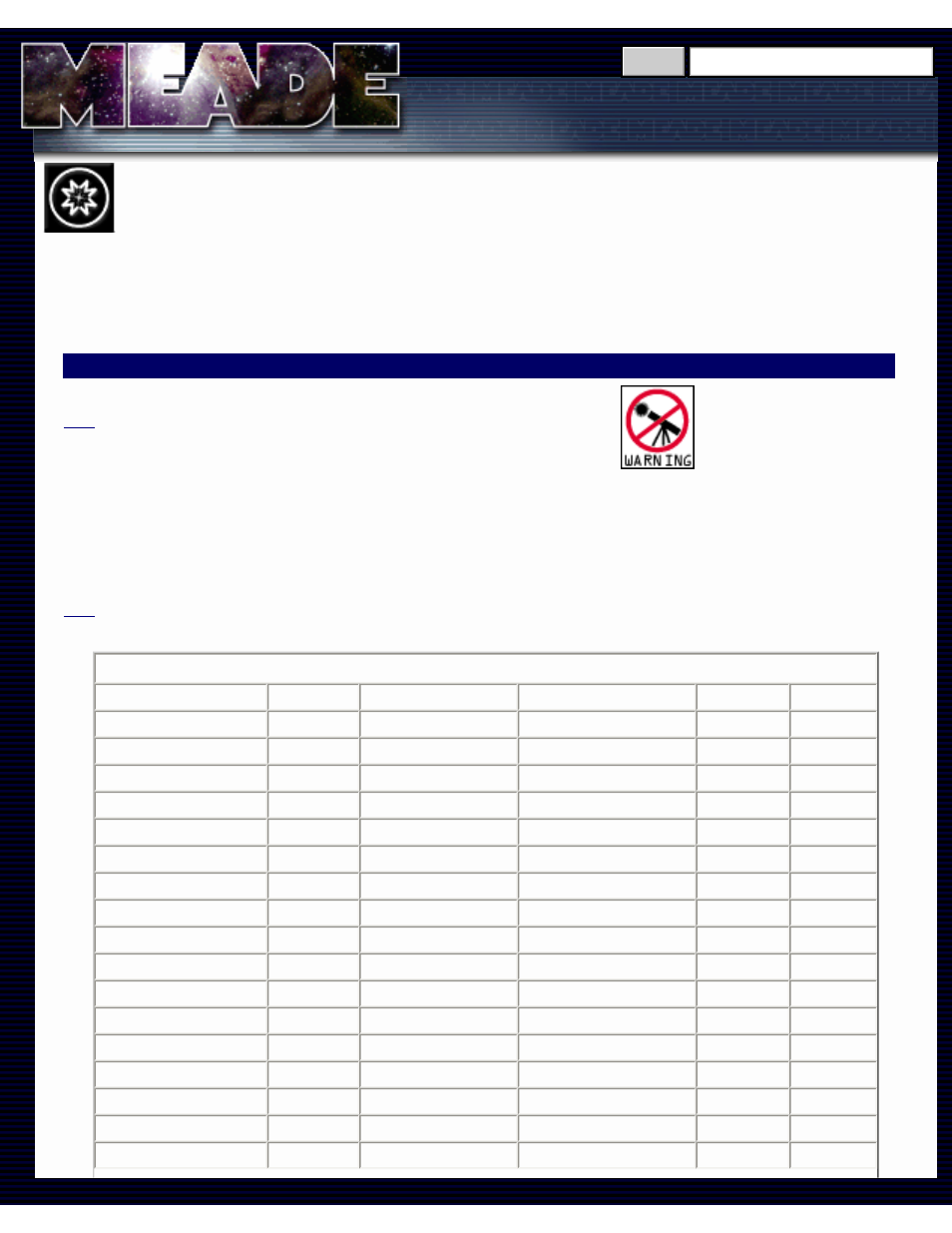 Meade instruments corporation, Meade lx200 instruction manuals | Meade Instruments LX200 User Manual | Page 76 / 93