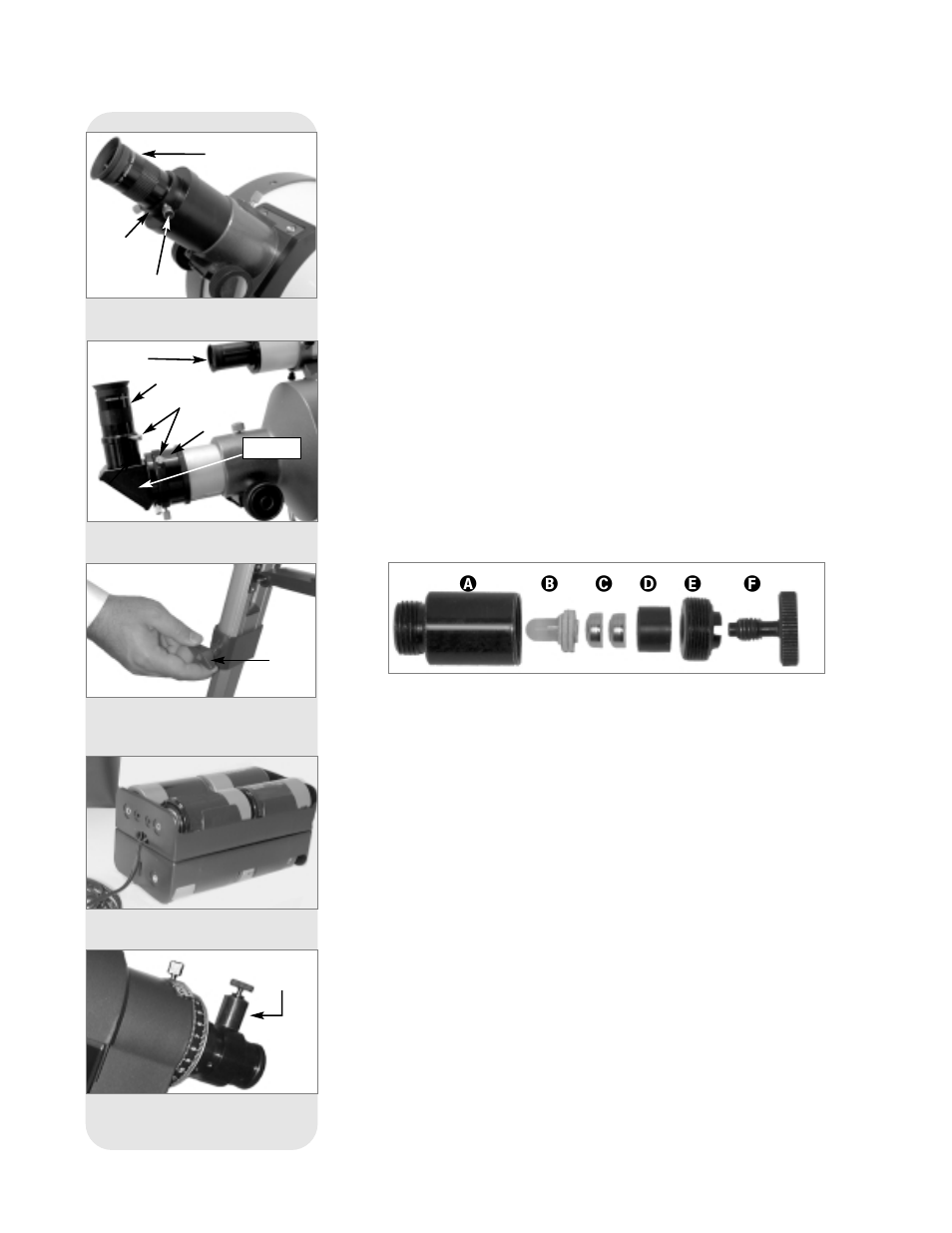 Balancing the telescope | Meade Instruments LXD55 User Manual | Page 13 / 64