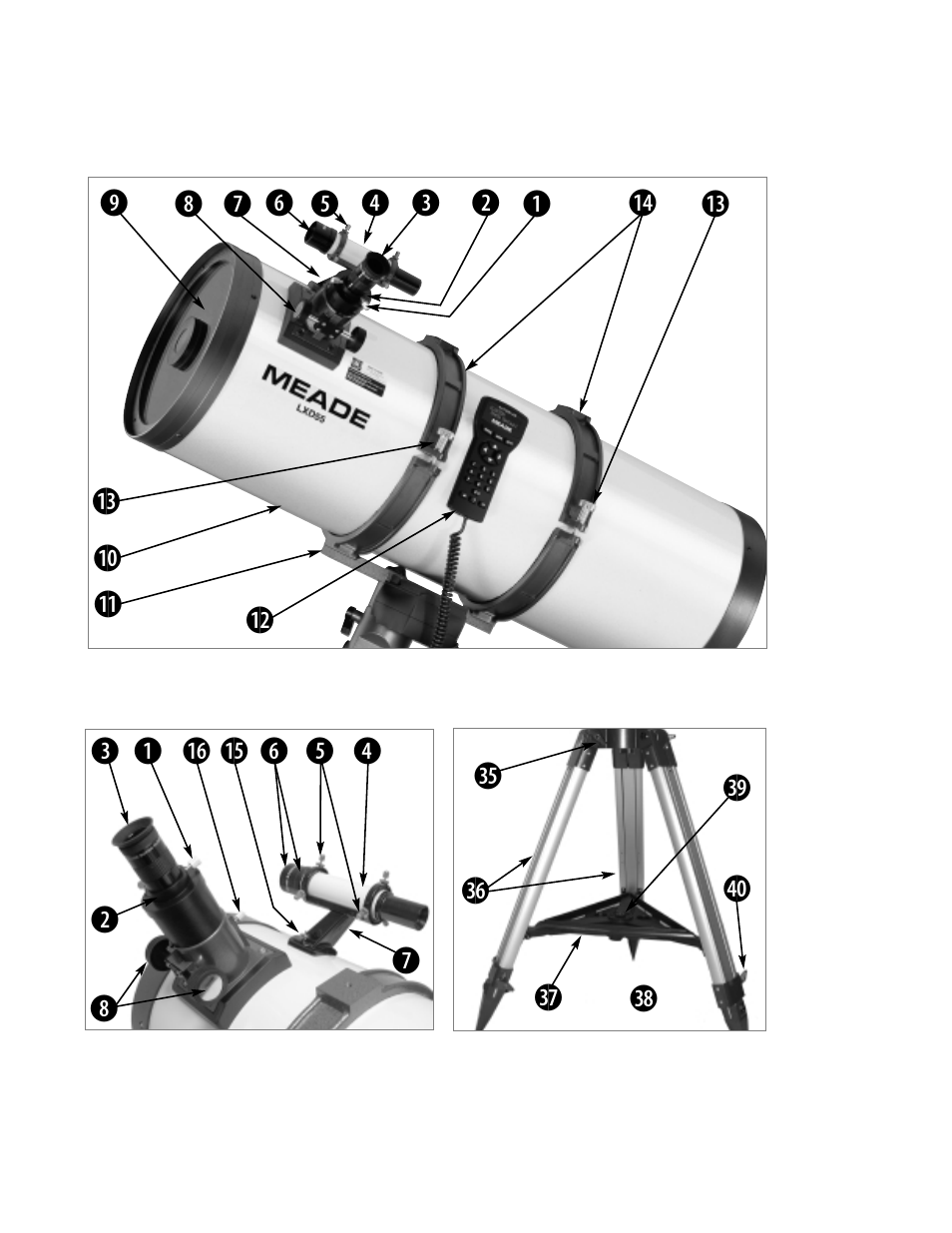 Meade Instruments LXD55 User Manual | Page 4 / 64
