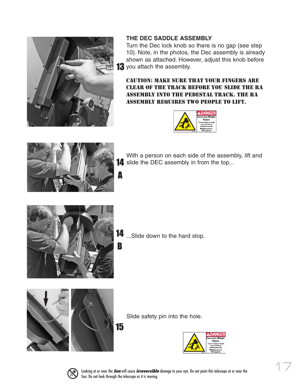 13 14 a, 14 b 15 | Meade Instruments 20 MAX-ACF User Manual | Page 17 / 60