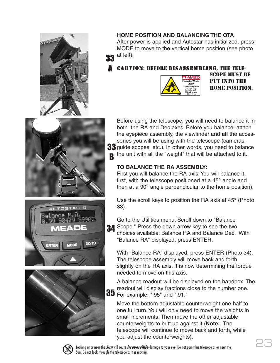Meade Instruments 20 MAX-ACF User Manual | Page 23 / 60