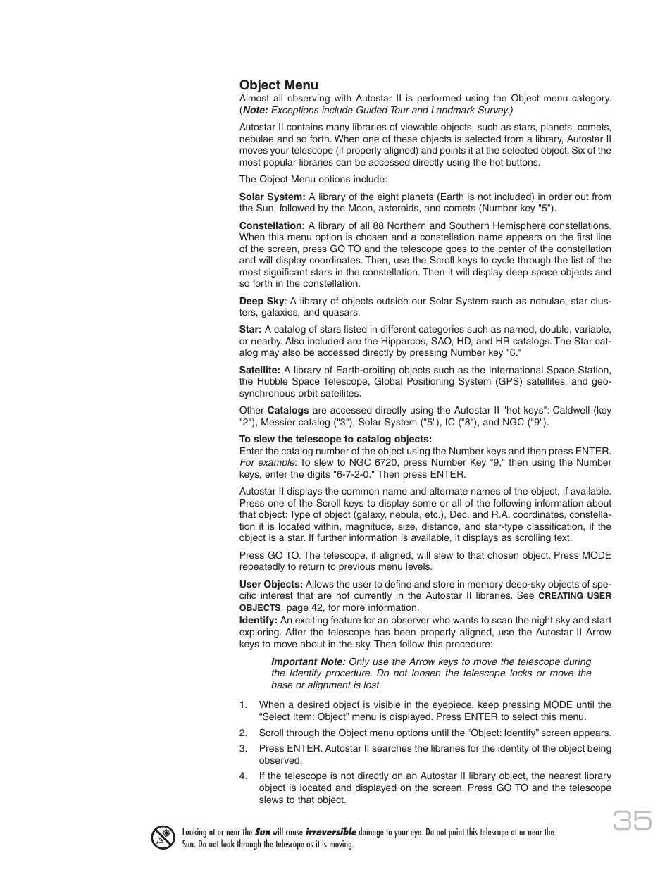 Meade Instruments 20 MAX-ACF User Manual | Page 35 / 60