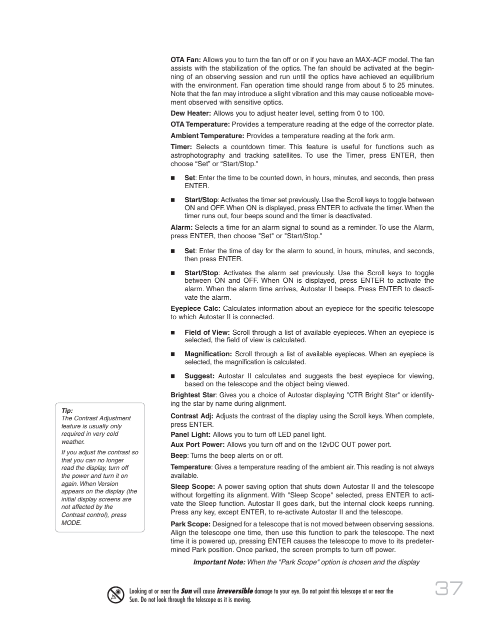 Meade Instruments 20 MAX-ACF User Manual | Page 37 / 60