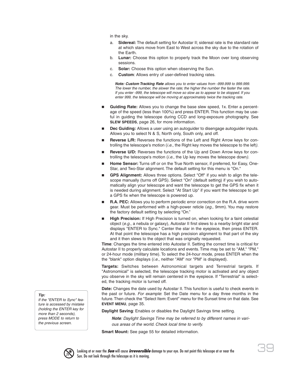 Meade Instruments 20 MAX-ACF User Manual | Page 39 / 60