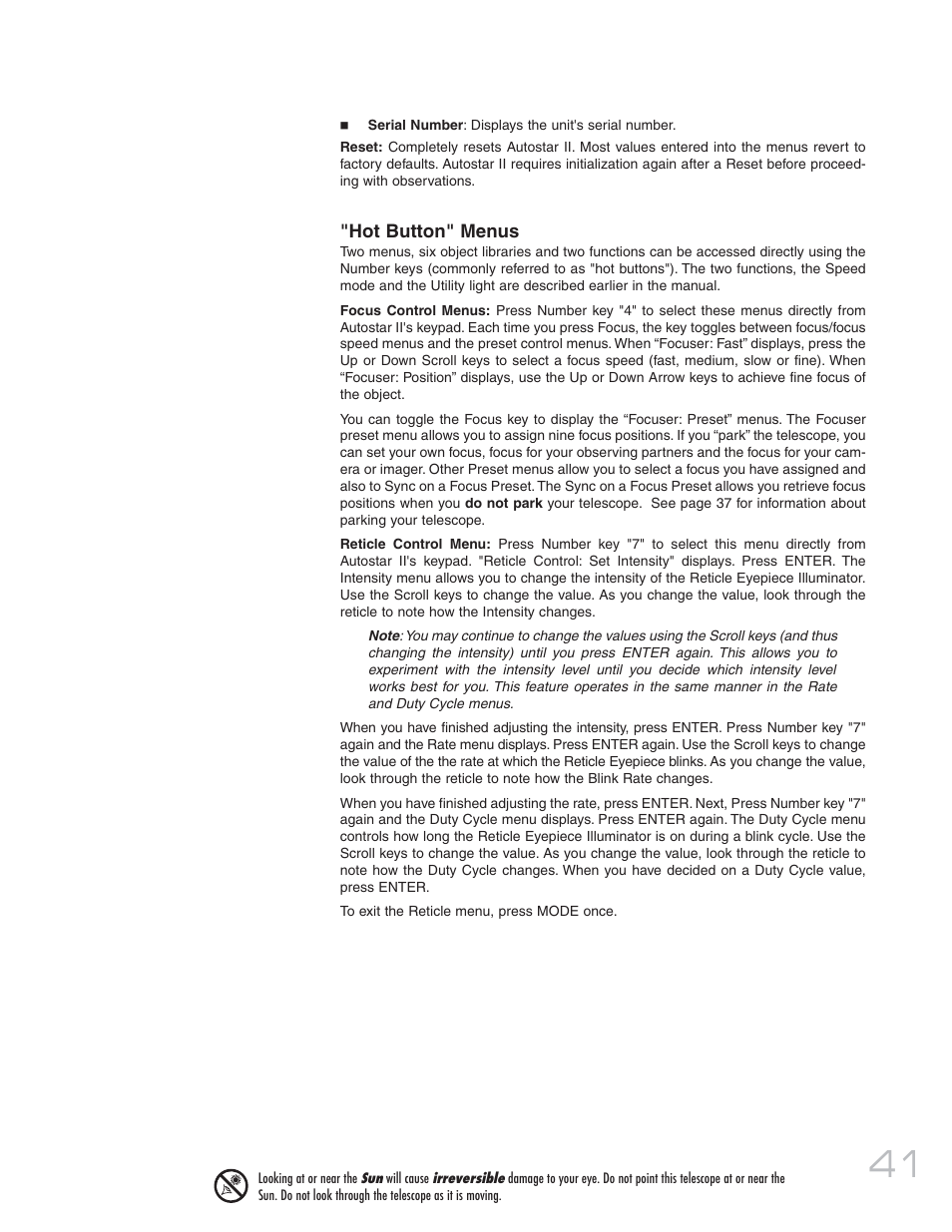 Meade Instruments 20 MAX-ACF User Manual | Page 41 / 60