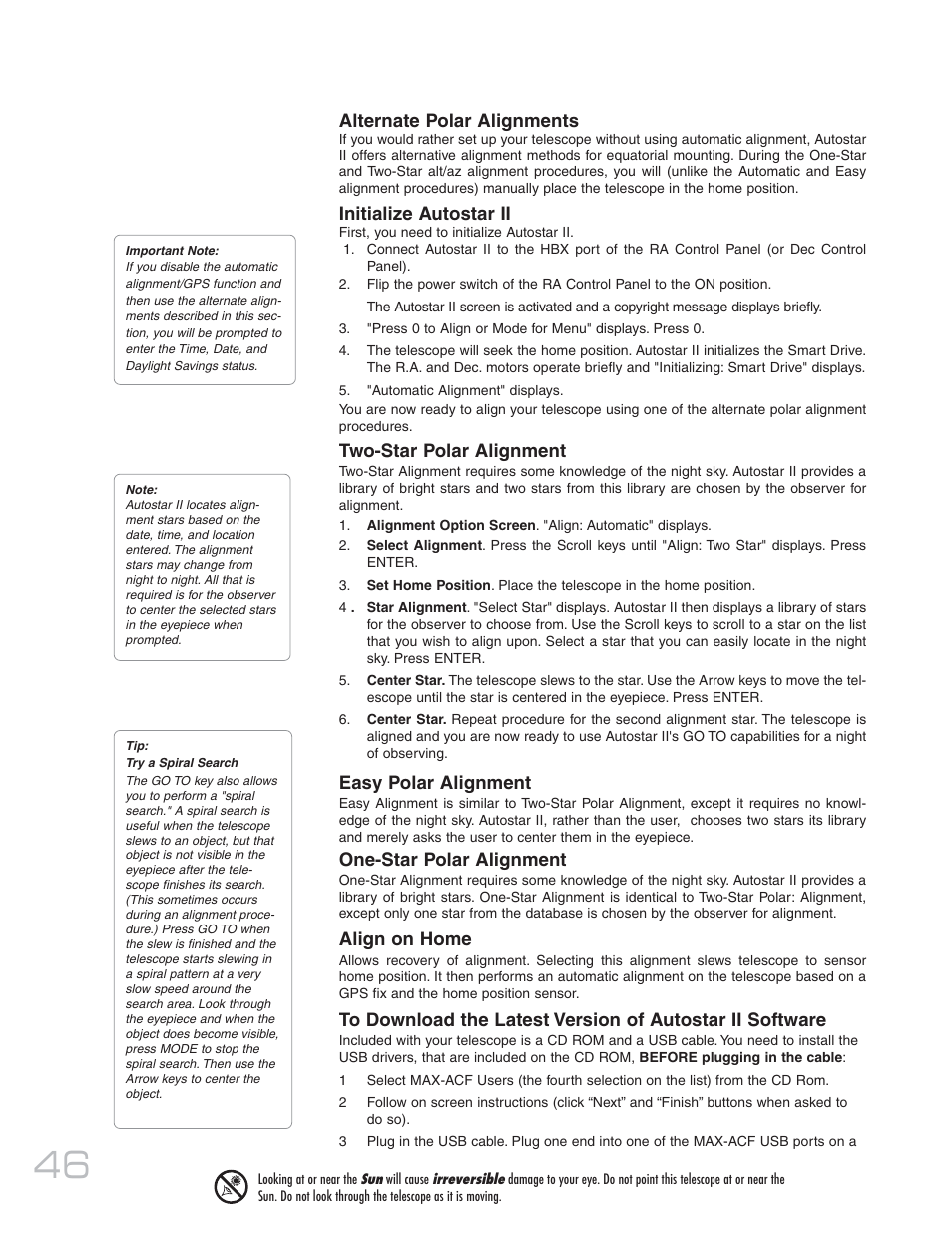 Meade Instruments 20 MAX-ACF User Manual | Page 46 / 60