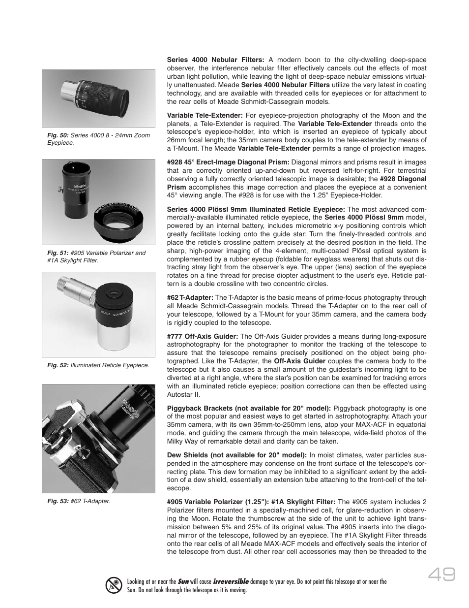 Meade Instruments 20 MAX-ACF User Manual | Page 49 / 60