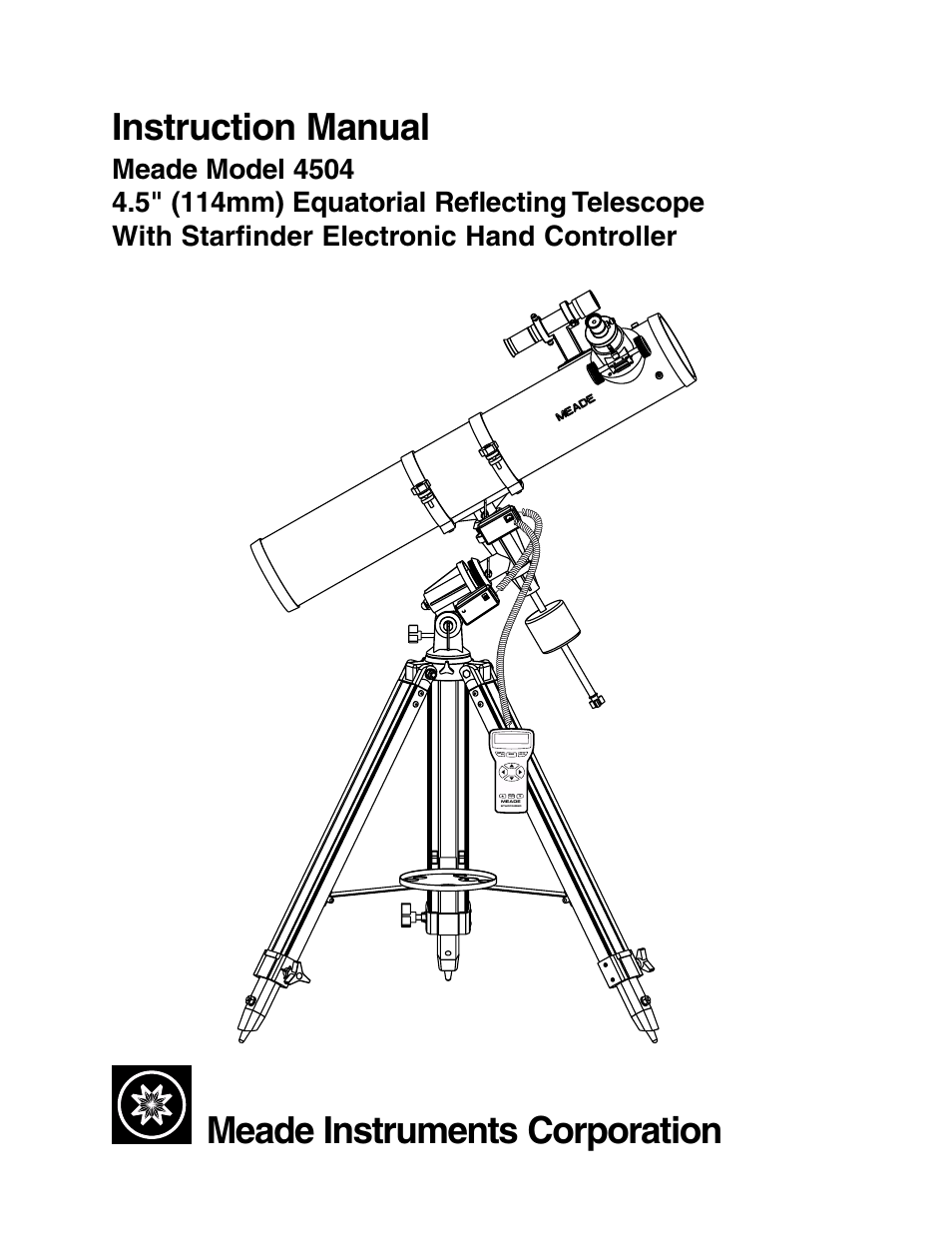 Meade Instruments 4504 User Manual | 48 pages