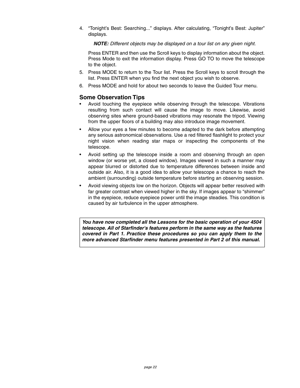 Meade Instruments 4504 User Manual | Page 22 / 48