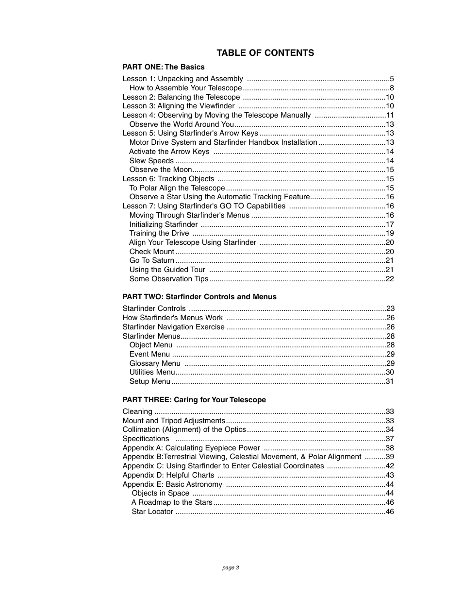 Meade Instruments 4504 User Manual | Page 3 / 48