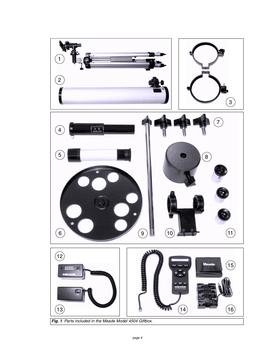 Meade Instruments 4504 User Manual | Page 4 / 48