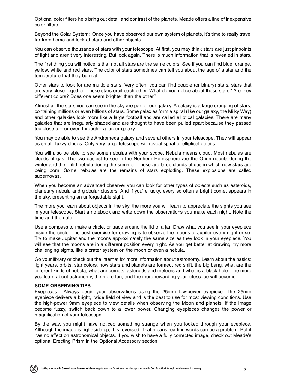 Meade Instruments 90AZ-ADRB User Manual | Page 8 / 12