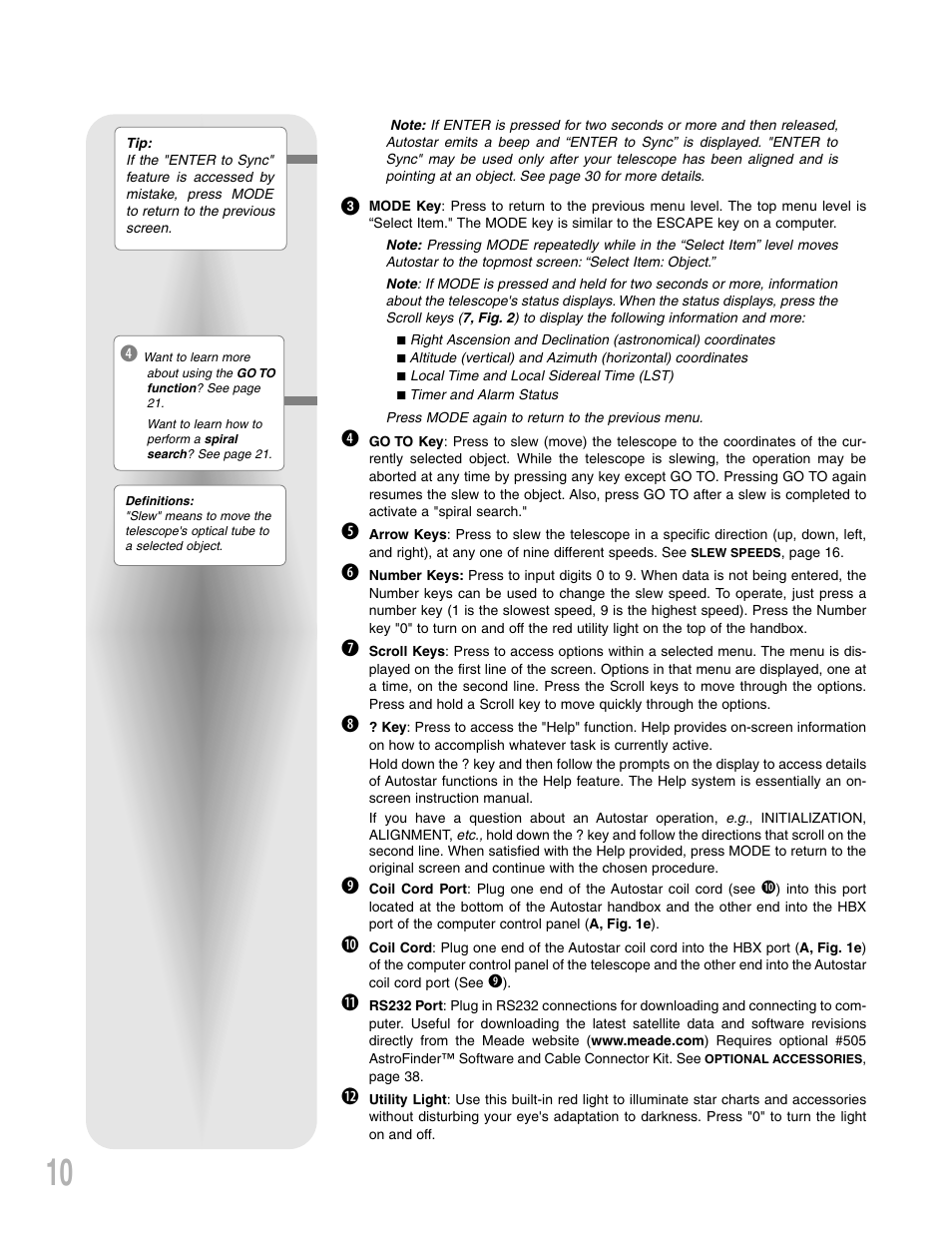 Meade Instruments LXD 75-Series User Manual | Page 10 / 67